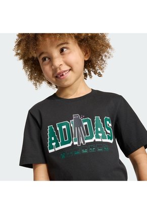 Camiseta Negra Adidas Minecraft Niños