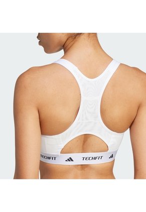 Top Entrenamiento Blanco Adidas Techfit Mujer