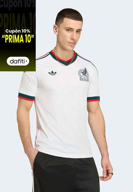 Camiseta adidas Originals Selección Nacional de México 26 Visitante Blanco