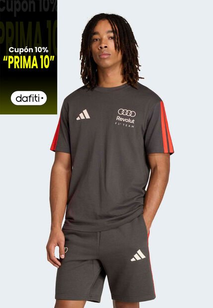 Camiseta adidas Performance TEAM DNA Audi Revolut F1 Team Marrón