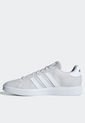Tenis Lifestyle Gris Claro-Blanco adidas Performance Grand Court Base 2.0 de adidas Performance