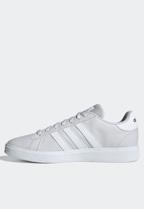 Tenis Lifestyle Gris Claro-Blanco adidas Performance Grand Court Base 2.0