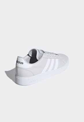 Tenis Lifestyle Gris Claro-Blanco adidas Performance Grand Court Base 2.0