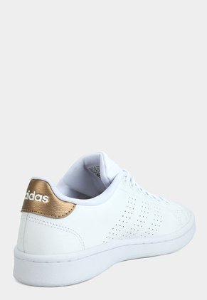 Tenis Lifestyle Blanco-Dorado adidas Performance Advantage
