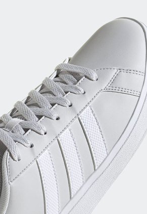 Tenis Lifestyle Gris Claro-Blanco adidas Performance Grand Court Base 2.0