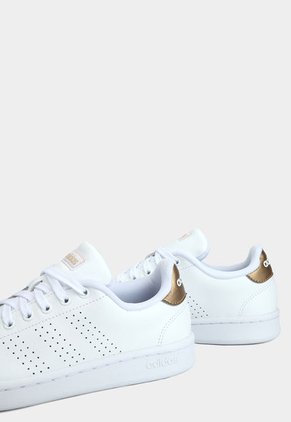 Tenis Lifestyle Blanco-Dorado adidas Performance Advantage
