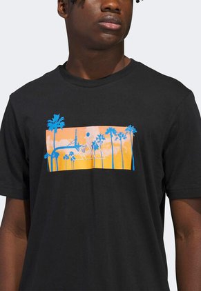 Camiseta adidas Sportswear Summer Sunset Negro