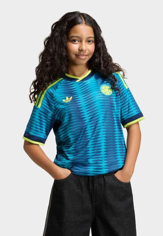 Camiseta adidas Originals Visitante Selección Colombia 26 Azul adidas Performance