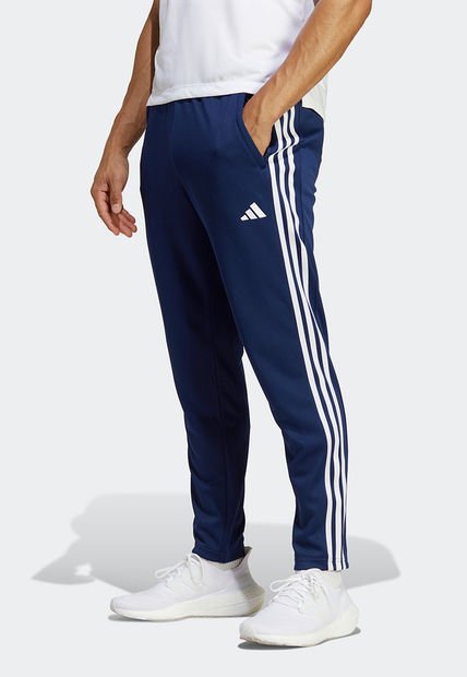 Pantalon Sudadera Azul Blanco adidas Performance Essentials Training 3 rayas Compra Ahora Dafiti Colombia