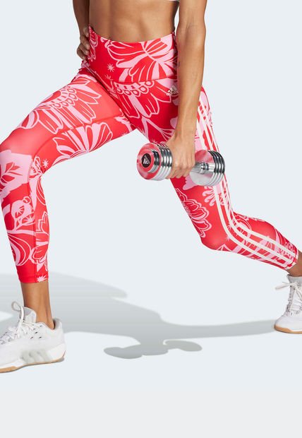 Leggings Rojo-Rosa adidas Performance x FARM Rio 7/8