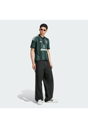 Polera Manga Corta Fútbol Adultos Negro