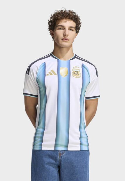 Camiseta adidas Performance Local Selección Argentina 26 Blanco