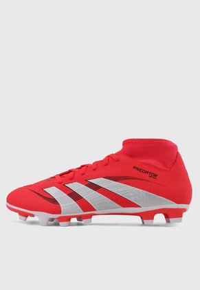 Guayos adidas Performance Predator Club Sock FG/MG Rojo