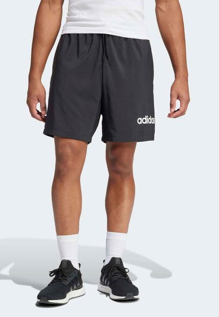 Pantaloneta adidas Sportswear Essentials Linear Logo Negro