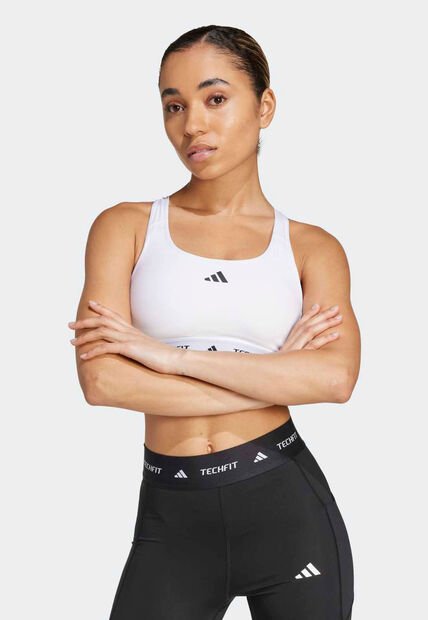 Top adidas Performance Techfit Blanco