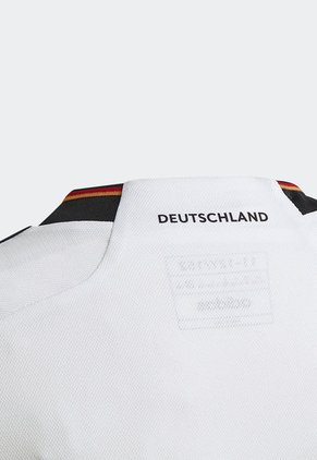 Camiseta Blanco-Negro-Dorado adidas Performance Alemania 22 Local