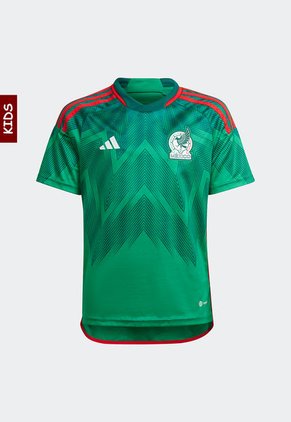 Camiseta Verde-Rojo-Blanco adidas Kids Local México 22