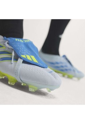 Guayos Adidas Performance Hombre Predator Elite Con Lengüeta Plegable FG - Azul - Fútbol | Césped Natural