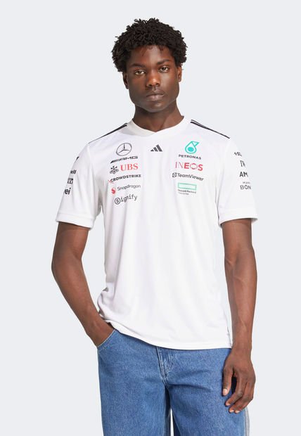 Camiseta adidas Performance Mercedes - AMG Petronas F1 Team Piloto Blanco