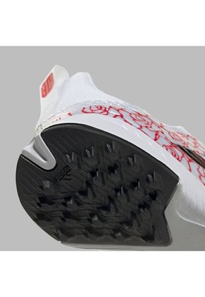 Guayos Adidas Niños F50 League Lamine Yamal Sin Cordones FG - Blanco