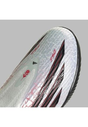 Guayos Adidas Niños F50 League Lamine Yamal Sin Cordones FG - Blanco