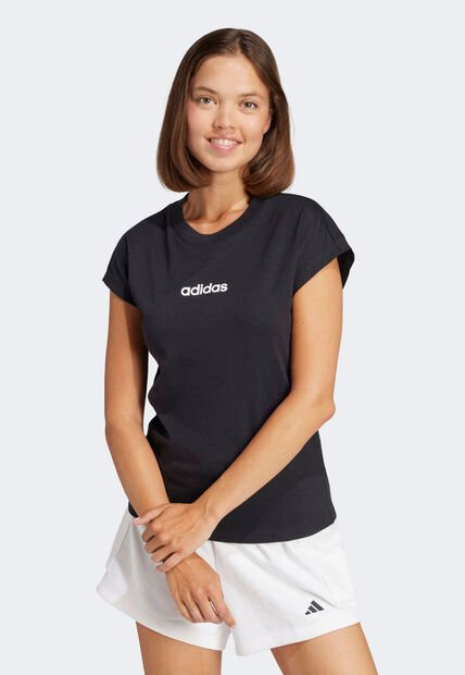 Camiseta adidas Sportswear Essentials Linear Negro