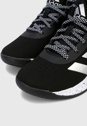 Tenis Basketball Negro-Blanco adidas Kids Cross Em Up 5 Niño