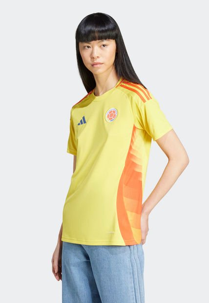 Camiseta Colombia adidas Performance Local FCF 24 Amarillo