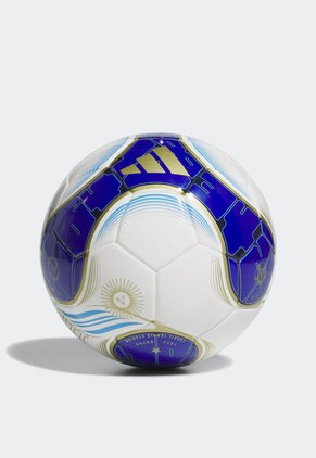 Balón de Fútbol Blanco-Azul-Dorado adidas Performance Messi Mini Ball