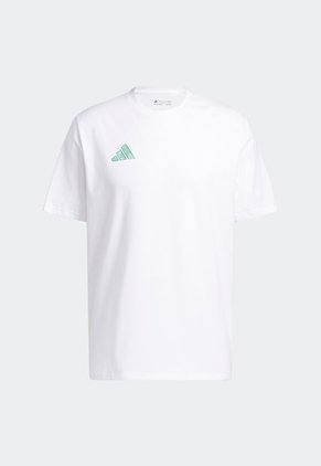 Camiseta Blanco-Verde Menta adidas Performance Worldwide Hoops City Basketball