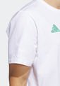 Camiseta Blanco-Verde Menta adidas Performance Worldwide Hoops City Basketball de adidas Performance