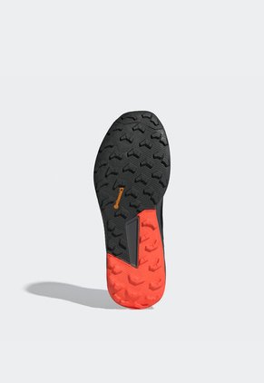 Tenis Trail Running Negro-Gris-Naranja Neón adidas Performance Terrex Trail Rider