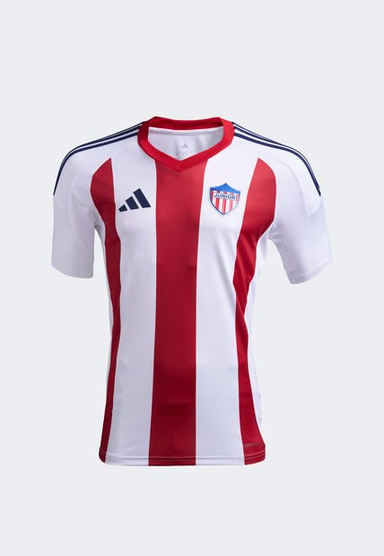 Camiseta Blanco-Rojo-Azul Navy adidas Performance Local Junior 2025