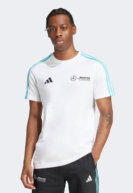 Camiseta Blanco-Turquesa-Negro adidas Performance AMG Petronas Formula One Team