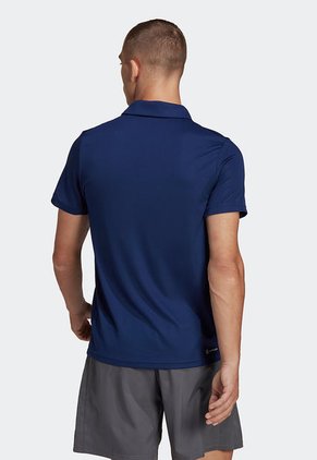 Polo Azul-Blanco adidas Performance Essentials Training