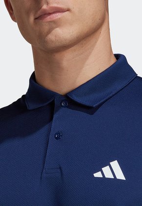 Polo Azul-Blanco adidas Performance Essentials Training