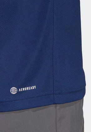 Polo Azul-Blanco adidas Performance Essentials Training