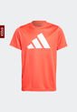 Camiseta Coral-Blanco adidas Performance Train Essential Logo de adidas Performance