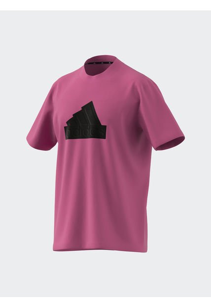 Camiseta Rosa-Negro adidas Performance Bómber Future Icons Badge of Sport