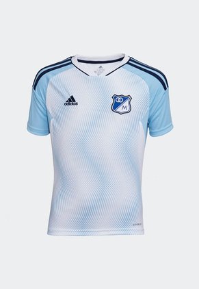 Camiseta Blanco-Celeste-Azul adidas Performance Visitantes Millonarios FC 2023