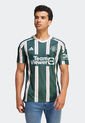 Camiseta Verde-Marfil-Rojo adidas Performance Manchester United 23/24 Visitante de adidas Performance