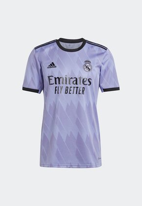 Camiseta Lila-Negro adidas Performance Visitante Real Madrid 22/23