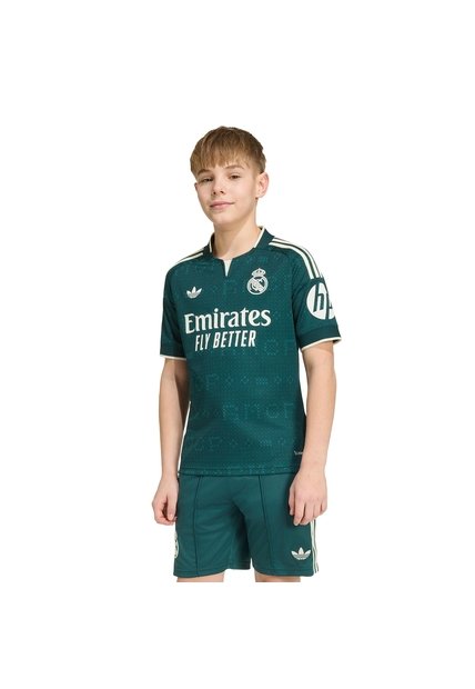 Camiseta Verde Adidas Visitante Real Madrid 26/27 Niños Verde