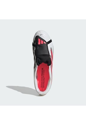Guayos Blanco Adidas Predator Club Lengüeta Plegable Terreno Firme/Multiterreno Blanco