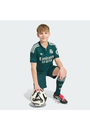 Camiseta Verde Adidas Visitante Real Madrid 26/27 Niños Verde