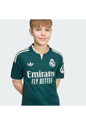 Camiseta Verde Adidas Visitante Real Madrid 26/27 Niños Verde