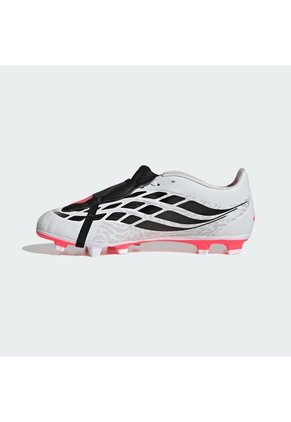 Guayos Blanco Adidas Predator Club Lengüeta Plegable Terreno Firme/Multiterreno Blanco