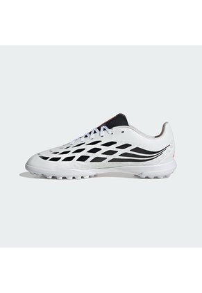Guayos Rosado Adidas Predator Club Pasto Artificial Niños Blanco