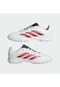 Guayos Rosado Adidas Predator Club Pasto Artificial Niños Blanco de adidas Performance