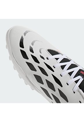 Guayos Rosado Adidas Predator Club Pasto Artificial Niños Blanco